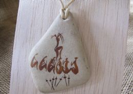 Stone art necklaces