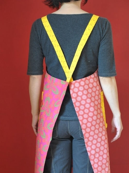 Adults Shweshwe Criss-Cross Apron