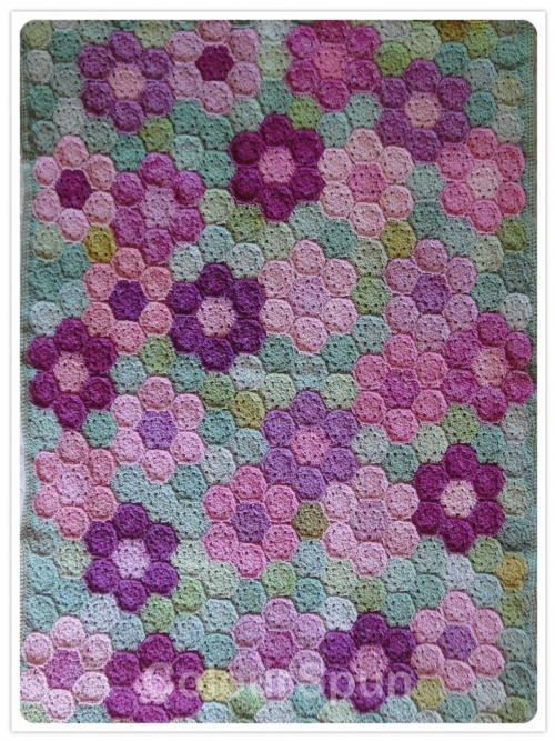Summer Garden Crochet Blanket