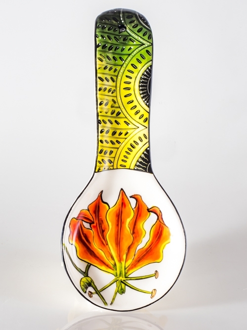 Spoon Rest Flame Lily