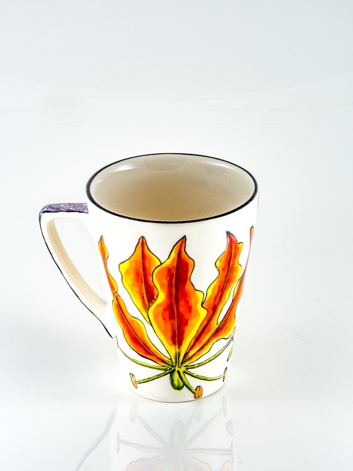 Coffee Mug Flame Lily