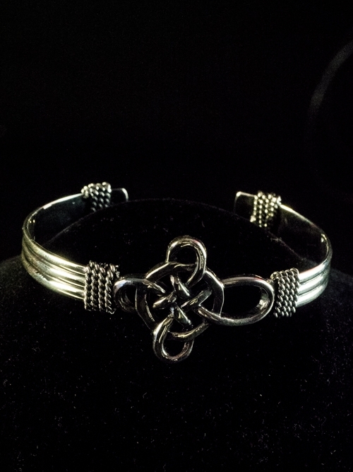 Celtic Knot Open Bangle