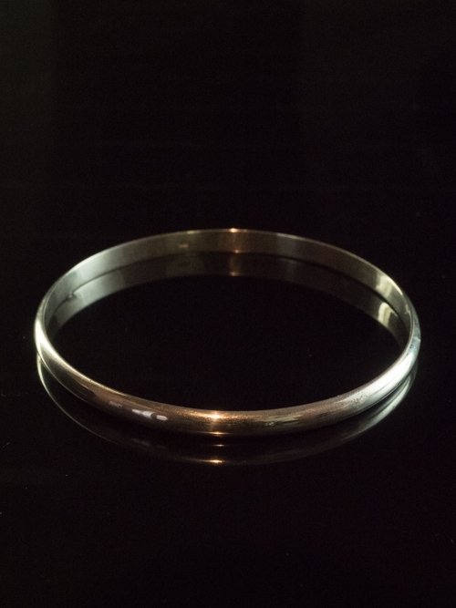 Half Round Bangle Plain