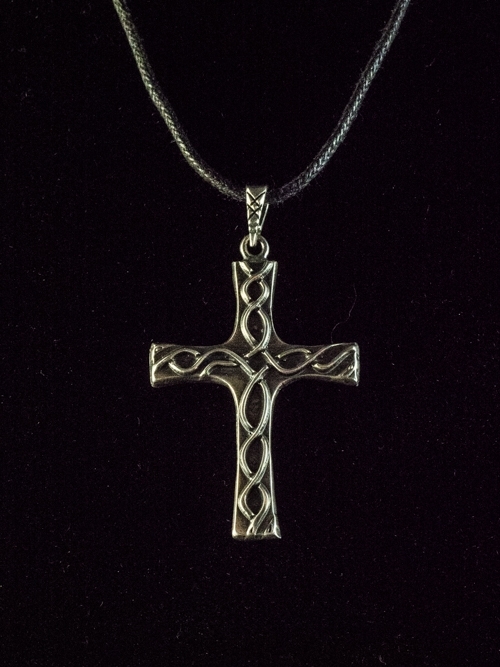 Celtic Cross Plaited Pendant