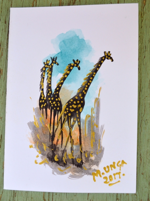 Giraffes Gathering 2