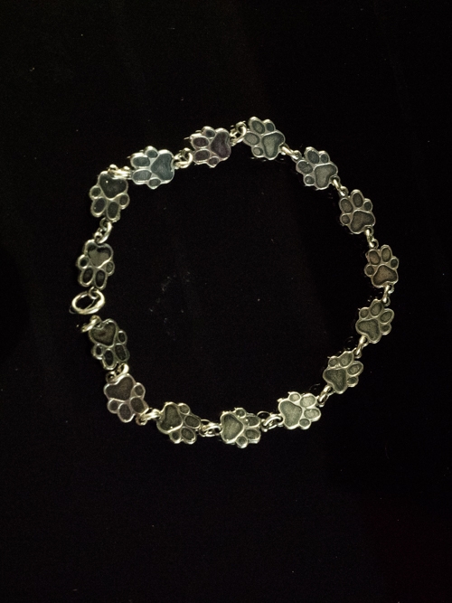 Paw Print Solid Bracelet