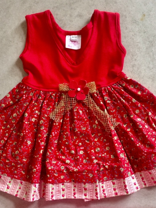 Dress - Floral Red