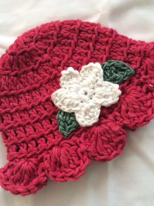 Miss Muffet Girls Hat - Raspberry