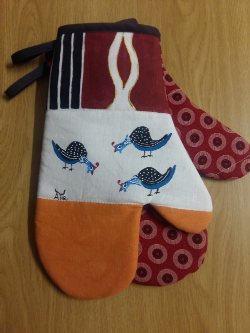 Oven Gloves Guinea-Fowl