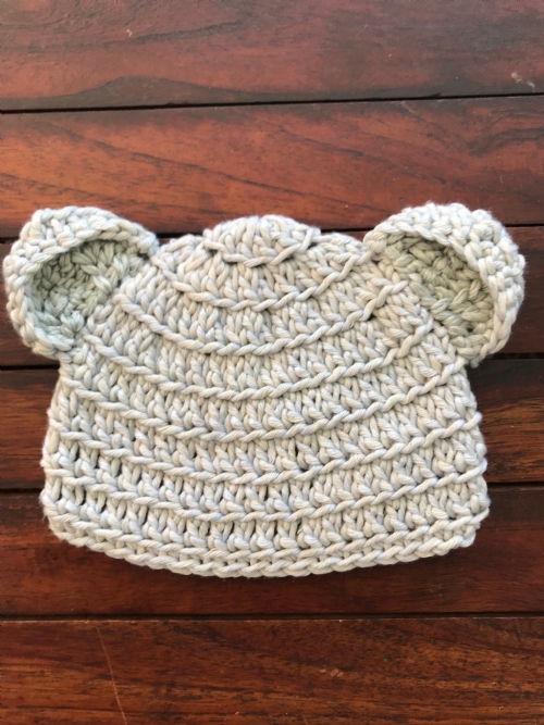 Bear Beanie - Aluminium