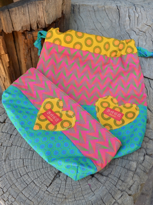 Drawstring Bag & Pencil Case Set - Pink