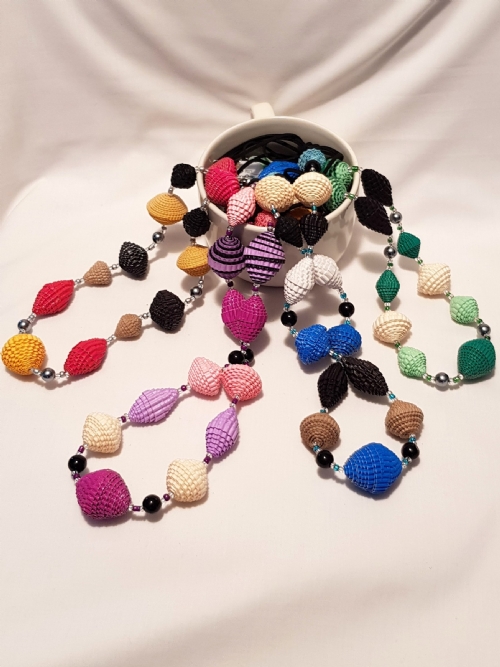 Corrugated Paper Necklace
