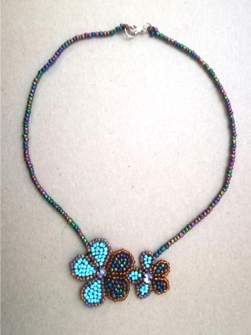 Double Daisy Necklace