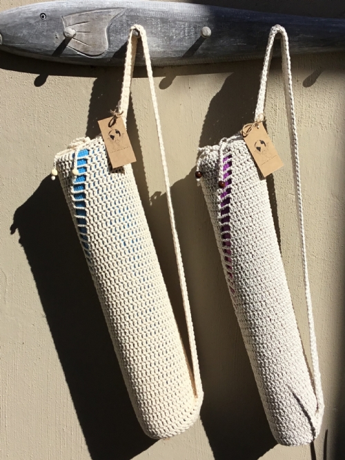 Crocheted Yoga Mat Bag