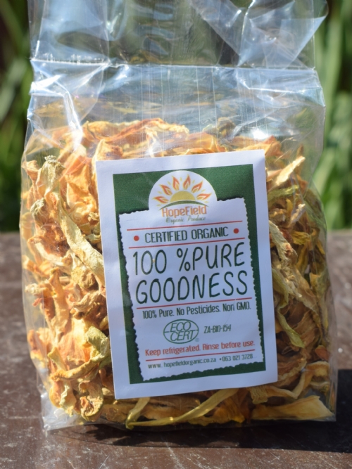 Dehydrated Orange Summer Pumpkin