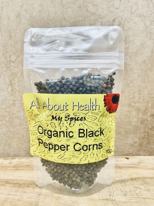 Organic Whole Black Peppercorns
