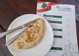 Manakish(Lebanese folded pizza) Meat or Homemade cheese