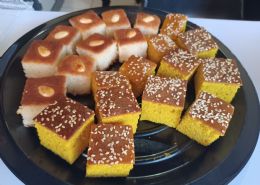 Tumeric Cake & Semolina Cake