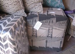 Re-upholstery of furniture and curtains
