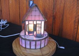 Wooden lamp bases